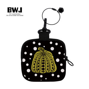 New Arrival Grass Room MIUSOU Polka Dot Pumpkin Bell Mini Coin Purse Key Headset Storage Card Bag Coin Bag