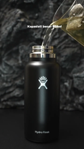 Hydroflask 32oz 40oz Flask Tumbler Tahan Sejuk Vacuum Cup 304 Stainless Steel Thermos Flasks Water Bottle