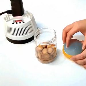 1200W เครื่องซีลฝาฟอยล์ ปาก 2-10ซม. เครื่องซีลฟอยล์ ความละเอียด 1-2 ชั่วโมง