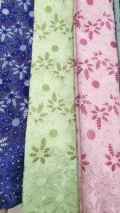 2026 Newest Swiss Voile Lace Fabric French Nigerian Dry Cotton Lace African Guipure Cotton Lace For Women Evening Party Dress