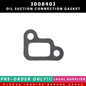 3008403 / 3079754 / 205789 OIL SUCTION CONNECTION GASKET PACK OF 5PCS [LOCAL SUPPLIER. PRE-ORDER BEFORE ARRIVAL] CUMMINS ENGINE K19