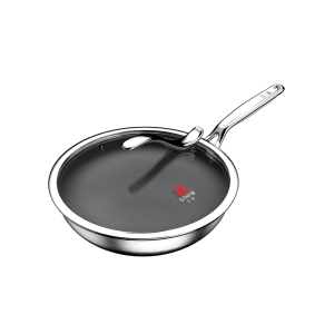 Sanho | Pure Titanium Non-stick Flat Pan for Electromagnetic Stove and Gas