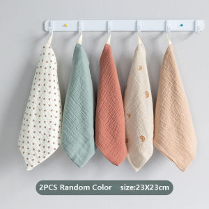 2pcs/3pcs/5pcs Baby Towel NewBorn Soft Cotton Gauze Handkerchief Baby Stuff Muslin Infant Newborn Hand Bath Shower Face Towels