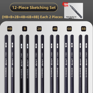 Marie’s | Soft and Hard Degree Drawing Pencil Set 14B-8B