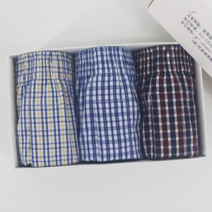 Mens Pure Cotton Loose Fit Plus Size Breathable Underwear