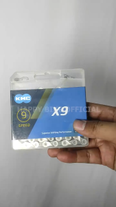 HAPPY BIKE KMC Rantai Sepeda 9 Speed X9 Bicycle Chain MTB Road Bike Sepeda Lipat