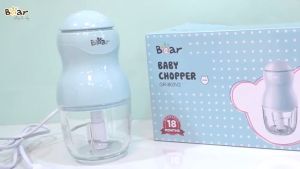 Máy Xay Cầm Tay Mini Bear B03V2 300ml  Cối Xay Thủy Tinh Borosilicat Chịu Nhiệt Cao Dễ Dàng Vệ Sinh Bảo Hành Chính Hãng 18 Tháng