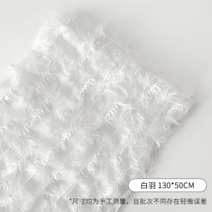 Pak Town DIY Handmade Floral Art Gift Packaging Net Material Shocking Flying Feather Silk Fresh Flower Bouquet Gift Package