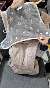 BỘ BỌC VAI ĐỊU VÀ LÓT VIỀN CỔ ĐỊU EM BÉ MINKBABY
