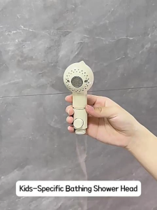 Pet Shower Head 2 Water Outlet Modes Filtered Gentle Baby Shower Head Chlorine Removal & Skin Care One-Button Water Stop
