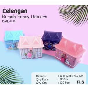 Celengan Koin Gembok DME 031 House Unicorn