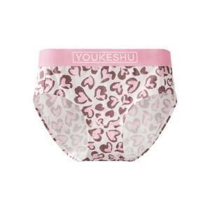 YOUKESHU | Cotton Underwear Womens Triangle Briefs Antimicrobial Breathable Comfortable Mid-Waist Youth Couples Cotton Loincloth