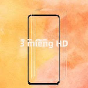 Bộ 3 Miếng Dán Bảo Vệ Màn Hình Kính Cường Lực HD Cho Oppo Reno8 - Mở Khóa Bằng Vân Tay Trong Suốt Chống Nổ 9H Full Cover