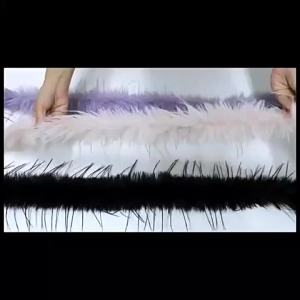 MissDeer Multicolor Artificial Fur Ribbon Fluffy Faux Fur Trims Tapes For Garment Edge Shoes Plush Sewing Decor Accessories