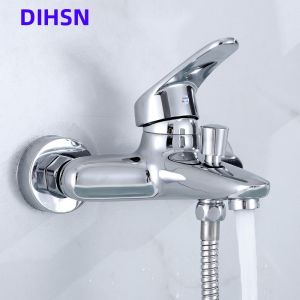 In-wall Triple Function Cold and Hot Water Mixing Shower Faucet