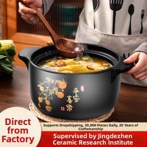 CHIZHIDU | Heat-Resistant Dry-Burn Earthenware Pot