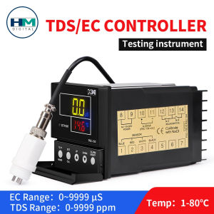 PSC-150/PSC-154 0-9999มิเตอร์วัดสภาพนำไฟฟ้าควบคุม TDS EC จอภาพน้ำอุตสาหกรรมออนไลน์ที่มีจอแสดงผล LCD โพรบ