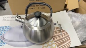 Buffalo 牛头牌 3.5L 304 Stainless Steel Single Piece Whistle Kettle ET184