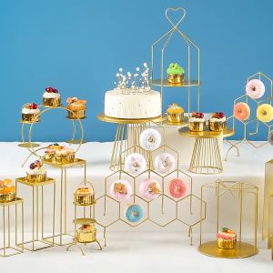 Cake Plate Holder Dessert Stand Buffet Set and Tray Set DessertCake and Cupcake Stand Candy Tray For Birthday Party