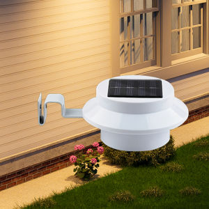 1-4 Pack Solar Gutter LightsPorchWall FixturesAuto - Solar ChargeWaterproofPorchePathwayFenceOutdoor Garden Illumination
