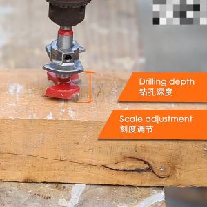 ToolHub Mata Bor Shanks Pembuat Lubang Kayu Sekrup Pengerjaan Kayu HSS 2.8-4 mm Flute Countersink High Quality