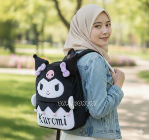 TAS RANSEL SANRIO BISA BUAT SEKOLAH TK BAHAN RABITPUR PREMIUM