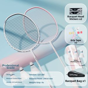 WAVAW | Professional Badminton Racket Full Carbon Fiber