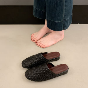 ZHENMO | French Vintage Design Woven Mules