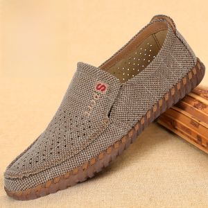 Giày Thường Ngày Mùa Hè Thoáng Khí Chống Mùi Đế Mềm Lưới Giày Nam Phong Cách Bắc Kinh Vải Giày Bố Trung Niên