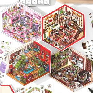 Miniature Scene Decorative Stickers 4.0 Large