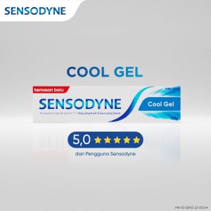 Sensodyne Pasta Gigi Sensitif Cool Gel 100gr + Sikat Gigi Ultra Sensitive Extra Soft 1s