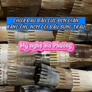 Lược sừng Massage đầu gội đầu cực thích giúp lưu thông máu dùng gội đầu dưỡng sinh