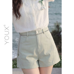 YOUXIANG | Quần Short Dài Cao Đùi Giảm Béo Mùa Hè