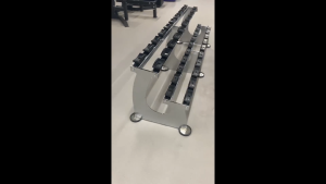Chrome Dumbbell Rack 2 Tier 6 / 10 Pairs Storage Stand Weight Gym Fitness Functional Training Weightlifting Crossfit Gym