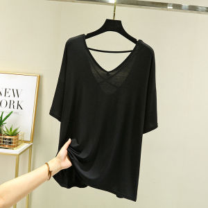 Backless Thin Easy-to-Match T-Shirt