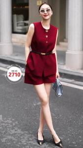 MYDU SHOP : MS 2710 SET BỘ SỌT NGẮN SÁT NÁCH 2 TÚI