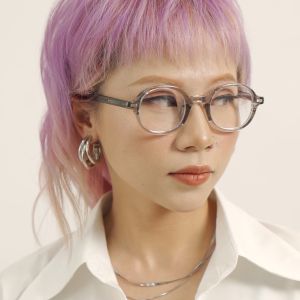 Kính cận tròn cao cấp DOKCRAZY OSLO nam nữ mắt giả cận không độ thời trang cute hot trend