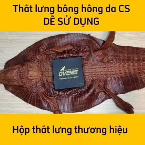 [FREE SHIP] Dây nịt da cá sấu. Da thật đẹp bền đẳng cấp