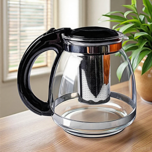 High Borosilicate Glass Tea Pot Water Pot Cold Water Pot for Brewing Tea Home Use High Temperature Resistant Restaurant Special Large Capacity