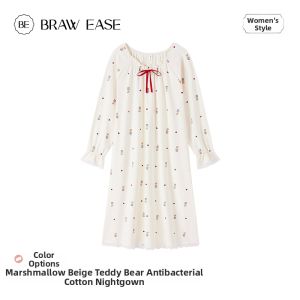 BE | Collaborative Pure Cotton Womens Sleepwear Long Sleeve