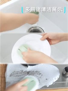 Bàn Chà Vệ Sinh Nhà Bếp Mút Xốp Bọt Biển. Bàn Chải Phòng Tắm Vệ Sinh Nhà Tắm Có Tay Cầm