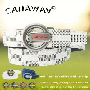 CAIIAWAV Golf Belt Mens Sporty Casual Breathable Waist Belt Versatile Comfortable for Golf Pants Fashionable Mid-Pants