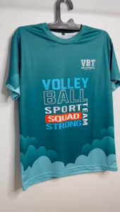 Jersey Santai Olahraga Volly Volleyball Tournament Full Printing Kaos Voli Full Printing VBT