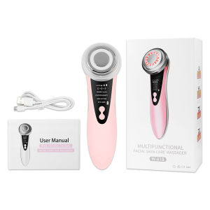 JBMBHC 2 IN 1 Face Lifting Device EMS RF Microcurrent Skin Rejuvenation Facial Massager Light Therapy Anti Aging Wrinkle Beauty tool