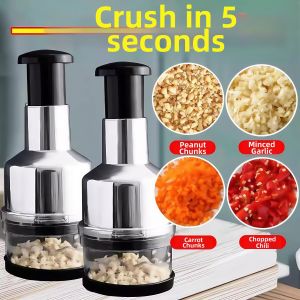 Garlic Masher Garlic Cutter Chopper Stainless Steel 304 Kitchen Tool