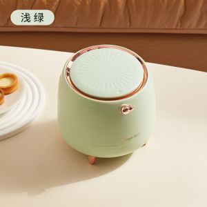 Mersida Desktop Trash Can Home Simple Press Type with Lid Luxury Style Cute Mini Storage Tube Square Shape PET Material