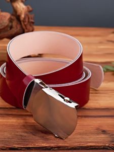 Vintage Belt for Military Training And Parties Memory Belt PU Leather Alloy Buckle Artistic Style Men Women Youth Children All Ages