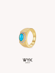 WYK | Elegant and Exclusive Turquoise Diamond Ring