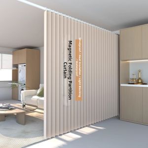 ZHUOLESHI | Privacy Room Divider Curtain Air Conditioner Partition Drape