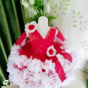 dress petite karnaval megar extra bisa request warna + free bando